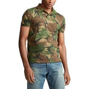 Polo Ralph Lauren Classic Fit Camo Short Sleeve Polo Shirt Size‎ Medium M NWT